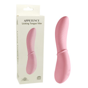 Vibrator for Women Pink tongue-shaped vibrator for targeted clitoral stimulation